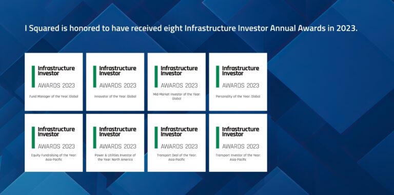 I Squared Wins Eight Infrastructure Investor Awards