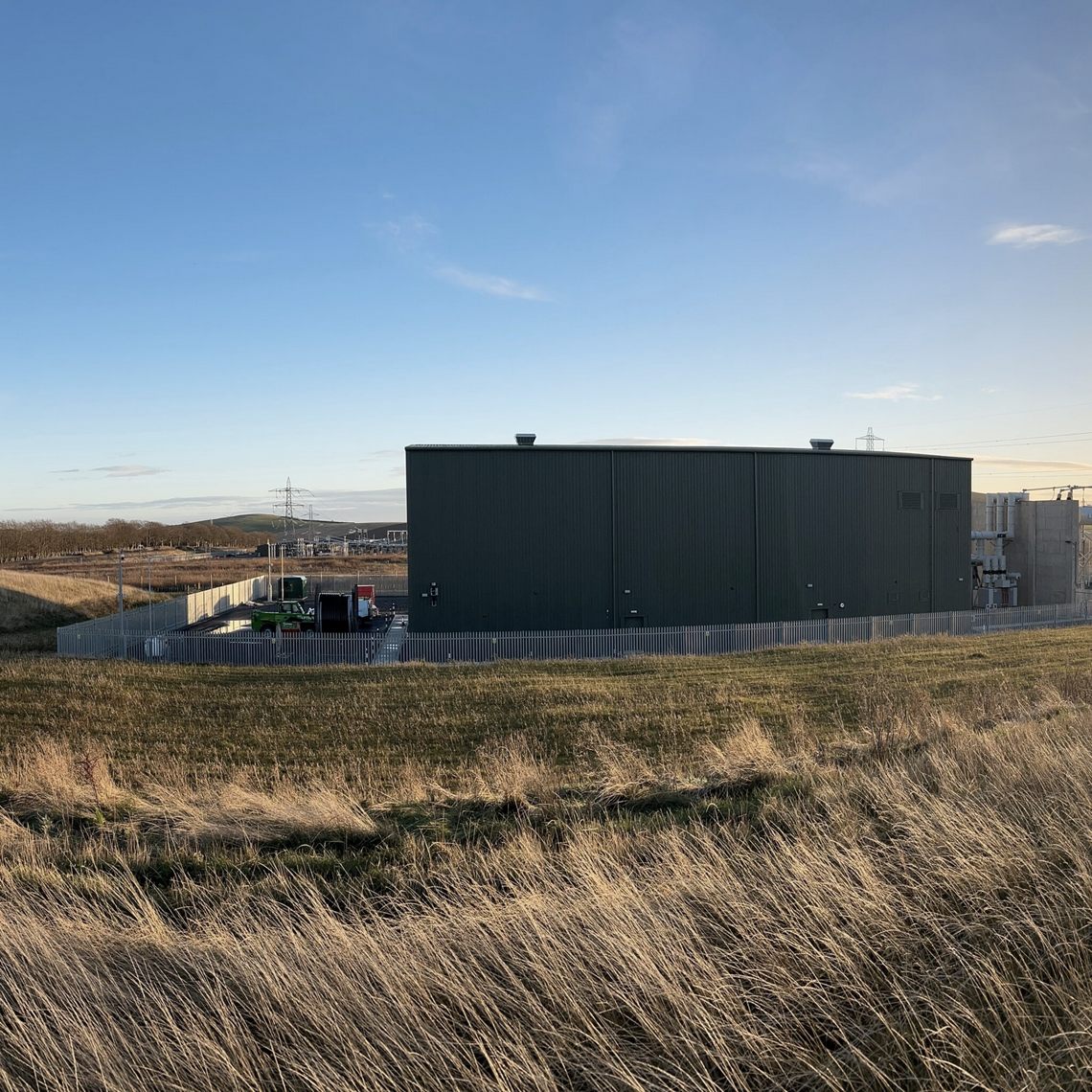 Quinbrook’s First Synchronous Condenser in Scotland Now Built and Operating