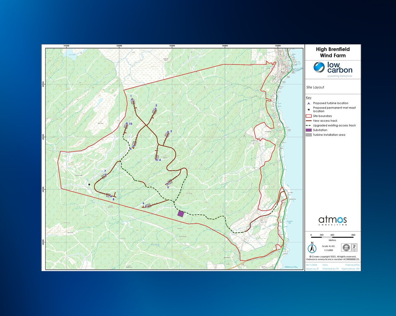 Low Carbon reduces number of turbines for High Brenfield Wind Farm following local feedback